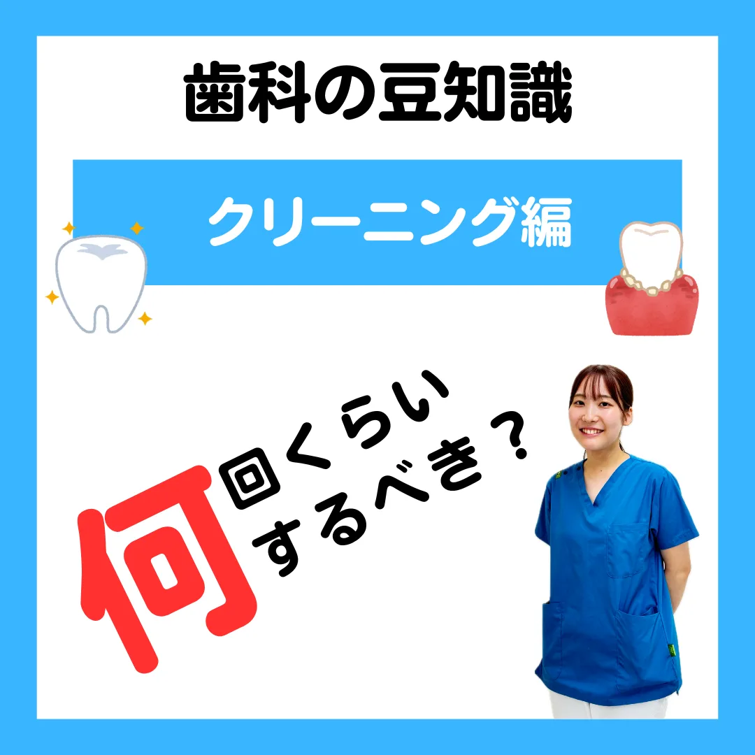 歯石取り 何回くらいするべき？